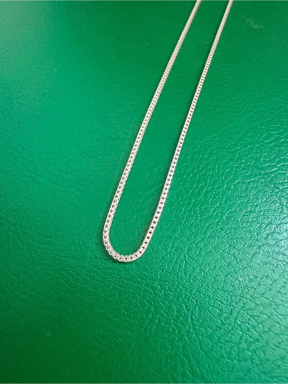 P LUX Italy .925 Sterling Silver Franco Link Chain Necklace 19